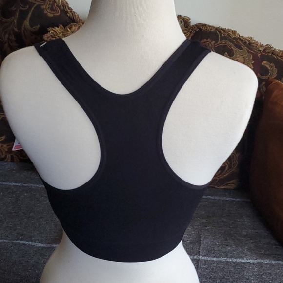 Never Worn Women's Black Racerback Bra Sz M - Picture 3 of 7